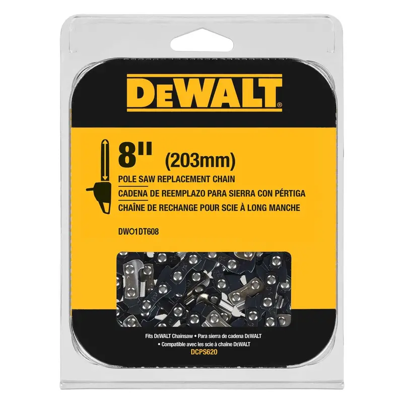 Dewalt Dwo1Dt608 8-Inch Pole Saw Replacement Chain 1