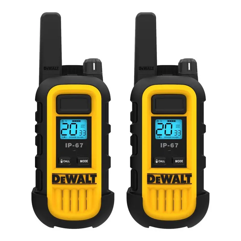 Dewalt Dxfrs300 1-Watt Heavy-Duty Walkie Talkies – Reliable 2-Pack Two-Way Radios 1