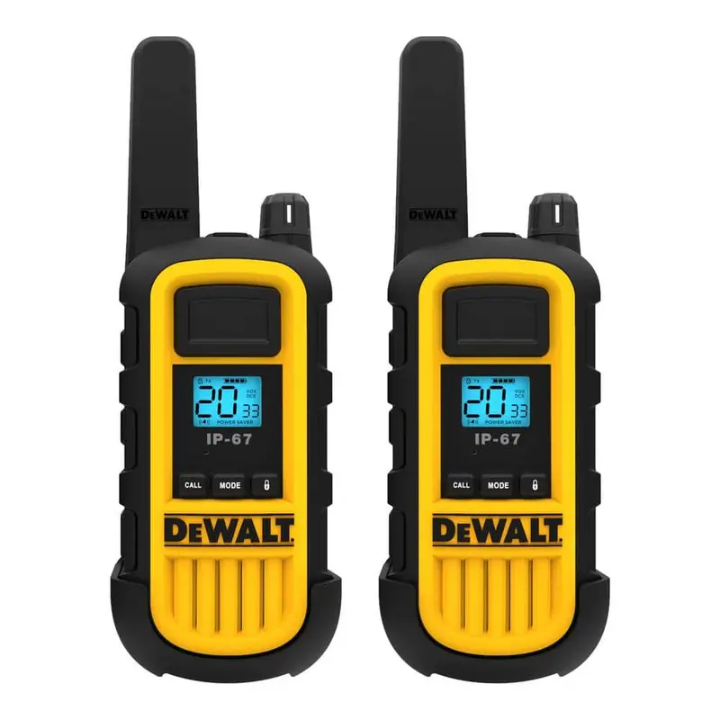 Dewalt Dxfrs800 2-Watt Heavy-Duty Walkie Talkies – Rugged 2-Pack Communication Set 1