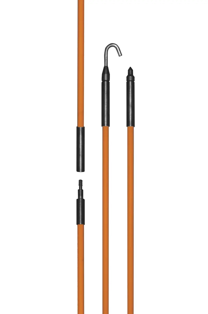 Eagle Tool Etf2508 8-Foot Compact Fish Rod Kit For Tight Spaces And Service Panels 1