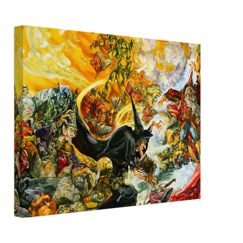 Equal Rites Canvas Art Print – Discworld-Inspired Home Decor 1