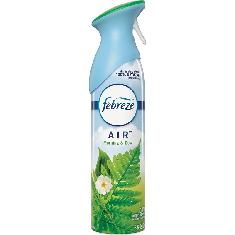 Febreze Air Freshener Aerosol – Morning & Dew Scent, 8.8-Ounce Can For Continuous Odor Neutralization 1
