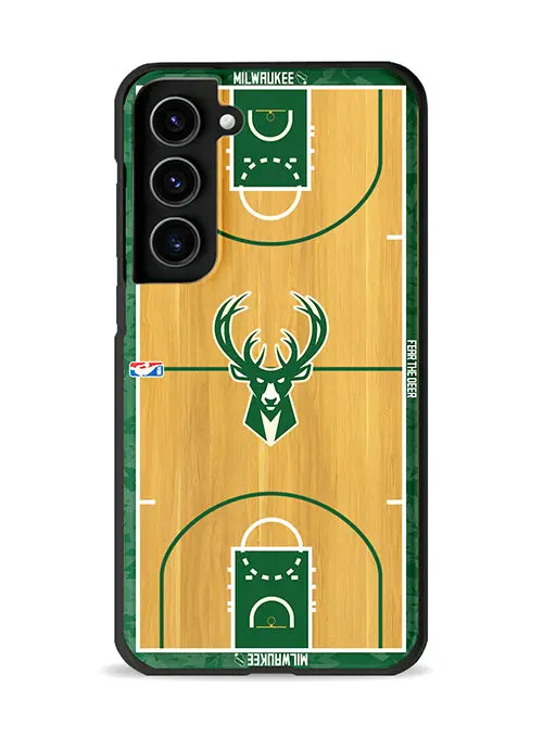 Fm Cases Authentic Wood Grain Samsung Case – Milwaukee Bucks Nba Edition 1