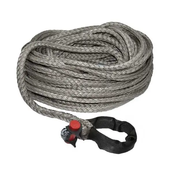 Fusion Tools 1/2" X 100' Lockjaw Synthetic Winch Cable With Integrated Shackle – 10,700 Lb Wll 1