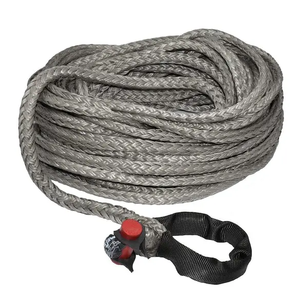 Fusion Tools 1/2" X 100' Lockjaw Synthetic Winch Line Extension With Built-In Shackle – 10,700 Lb Wll 1