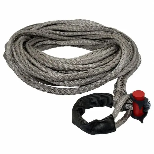 Fusion Tools 1/2" X 85' Lockjaw Synthetic Winch Line – Integrated Shackle, 10,700 Lb Wll For Off-Road Recovery 1