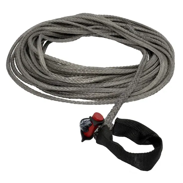 Fusion Tools 20-0250100 1/4-Inch × 100-Foot Lockjaw Synthetic Winch Rope With Built-In Shackle – 2,833-Lb Wll 1