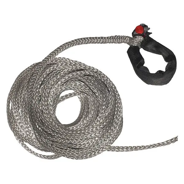 Fusion Tools 20-0313075 Heavy-Duty Synthetic Winch Line – 5/16" × 75', Integrated Shackle, 4,400 Lb Wll 1