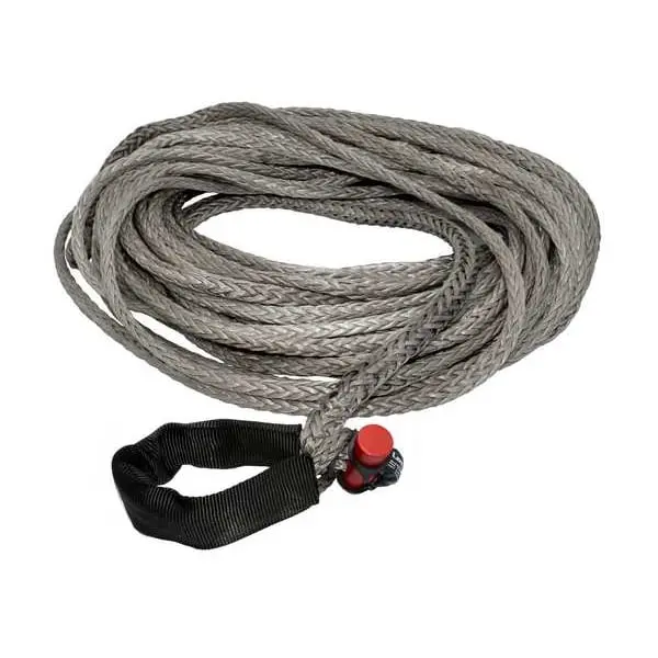 Fusion Tools 20-0438100 7/16-Inch × 100-Foot Lockjaw Synthetic Winch Rope With Integrated Shackle – 7,400-Lb Wll 1