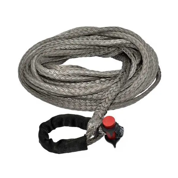 Fusion Tools 20-0563075 High-Capacity Synthetic Winch Line – 9/16" × 75', Integrated Shackle, 13,166 Lb Wll 1