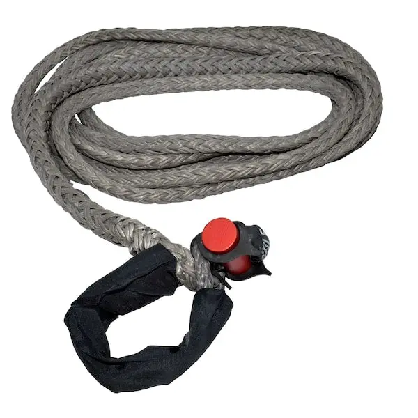 Fusion Tools 21-0563025 9/16-Inch × 25-Foot Lockjaw Synthetic Winch Line Extension With Integrated Shackle – 13,166-Lb Wll 1