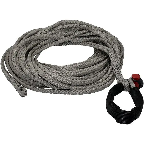 Fusion Tools 3/8" X 100' Lockjaw Synthetic Winch Line With Integrated Shackle – 6,600 Lb Wll 1