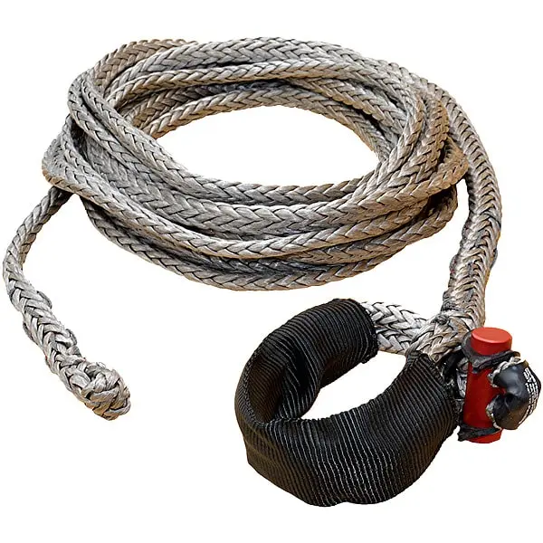 Fusion Tools 3/8" X 25' Lockjaw Synthetic Winch Line With Built-In Shackle – 6,600 Lb Wll 1