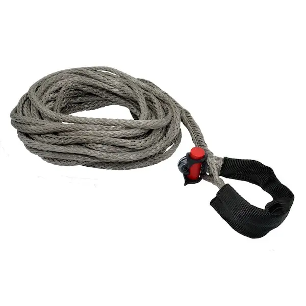 Fusion Tools 5/16" X 50' Lockjaw Synthetic Winch Line Extension With Fixed Shackle – 4,400 Lb Working Load Limit 1