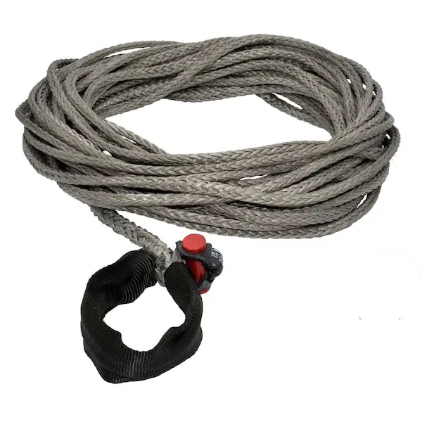 Fusion Tools 5/16" X 75' Lockjaw Synthetic Winch Line Extension With Integrated Shackle – 4,400 Lb Wll 1
