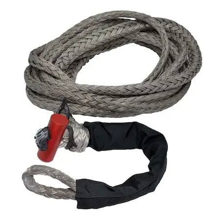 Fusion Tools 5/8" X 25' Lockjaw Synthetic Winch Line Extension With Integrated Shackle – 16,933 Lb Wll 1