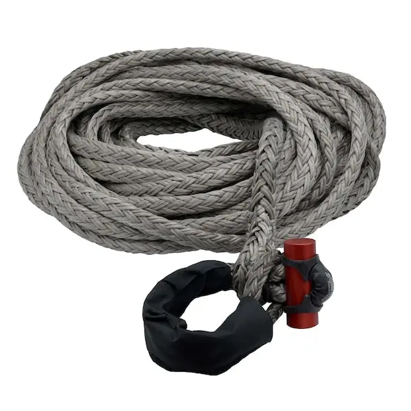 Fusion Tools 5/8" X 75' Lockjaw Synthetic Winch Line Extension With Fixed Shackle – 16,933 Lb Wll 1