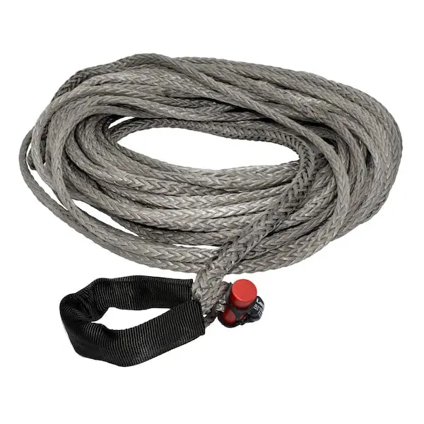 Fusion Tools 7/16" X 100' Lockjaw Synthetic Winch Line Extension With Integrated Shackle – 7,400 Lb Wll 1