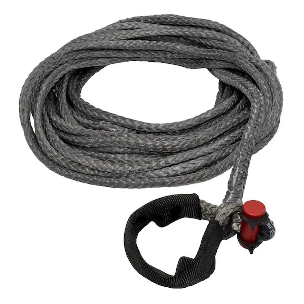 Fusion Tools 7/16" X 50' Lockjaw Synthetic Winch Line Extension With Built-In Shackle – 7,400 Lb Working Load Limit 1