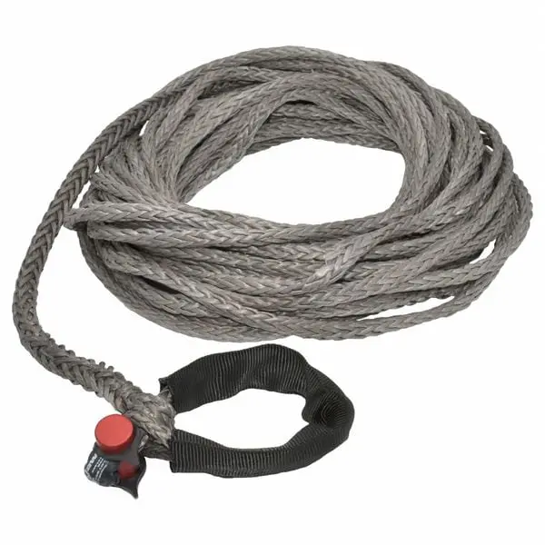 Fusion Tools 7/16" X 85' Lockjaw Synthetic Winch Cable With Fixed Shackle – 7,400 Lb Working Load Limit 1