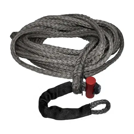 Fusion Tools 9/16" X 50' Lockjaw Synthetic Winch Line Extension With Fixed Shackle – 13,166 Lb Working Load Limit 1