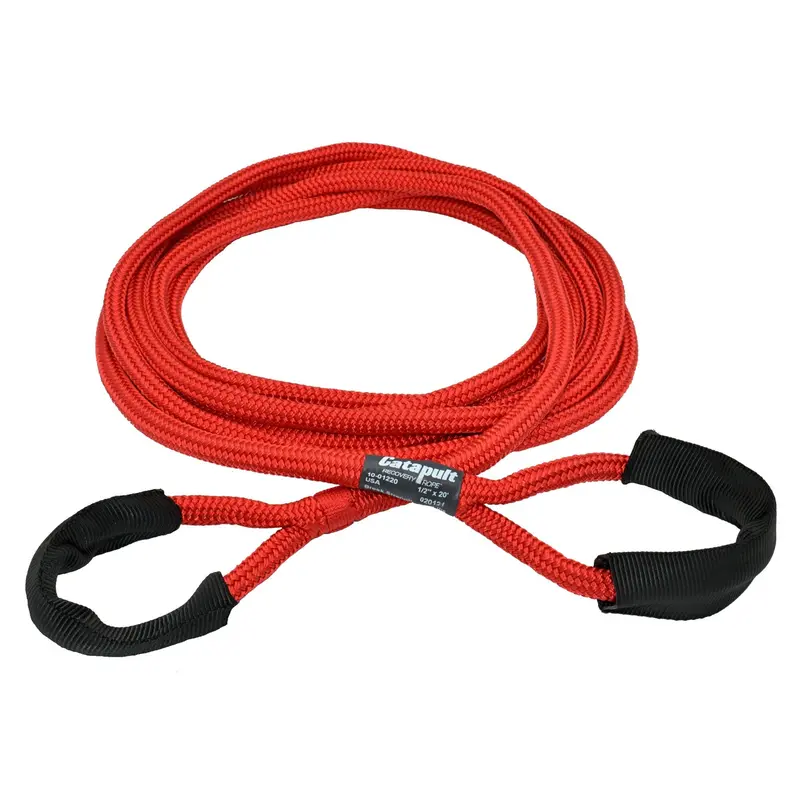 Fusion Tools Compact Catapult Recovery Rope — 1/2" X 20', 7,400 Lb Breaking Strength 1