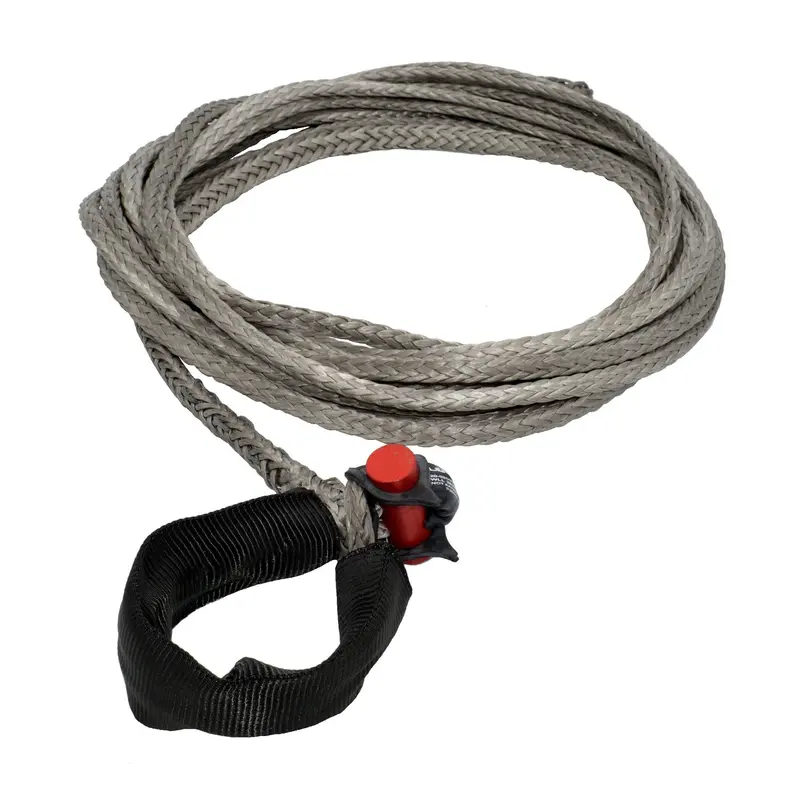 Fusion Tools Lockjaw 1/4" X 25' Synthetic Winch Line With Integrated Shackle – 2,833 Lb Wll 1