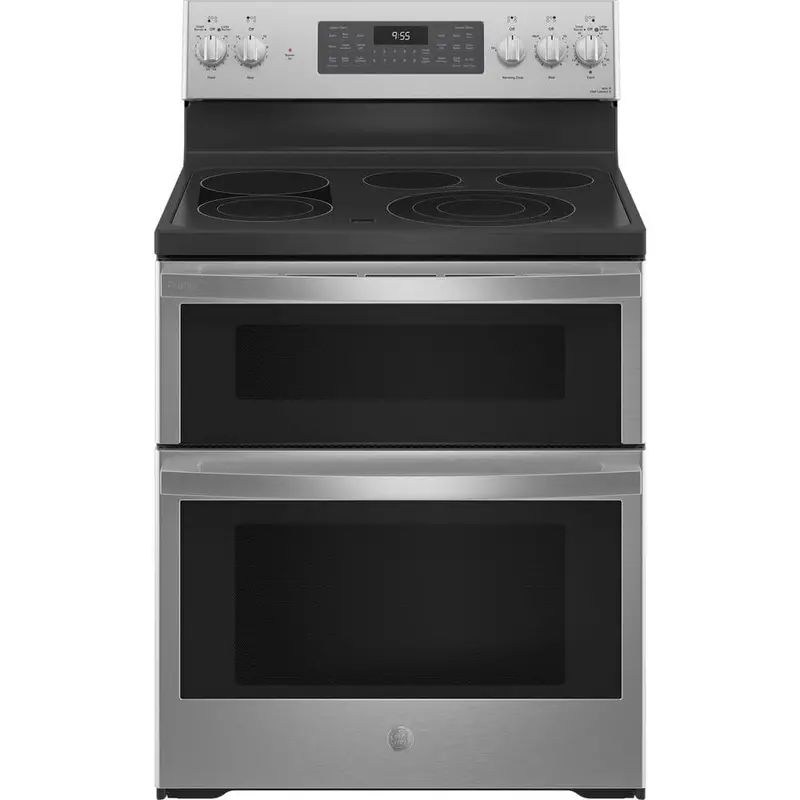 Ge Profile 6.6 Cu. Ft. Smart Freestanding Double Oven Electric Range With Convection And Fingerprint-Resistant Finish 1