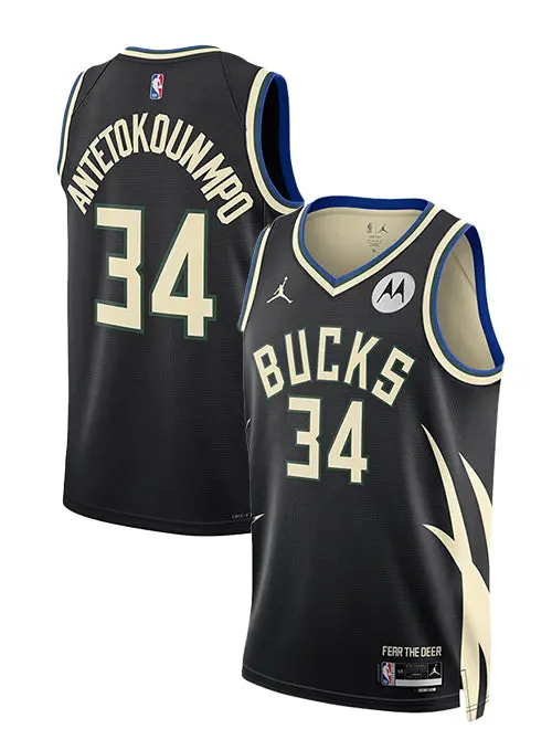 Giannis Antetokounmpo 2022 Jordan Statement Swingman Jersey – Milwaukee Bucks 1