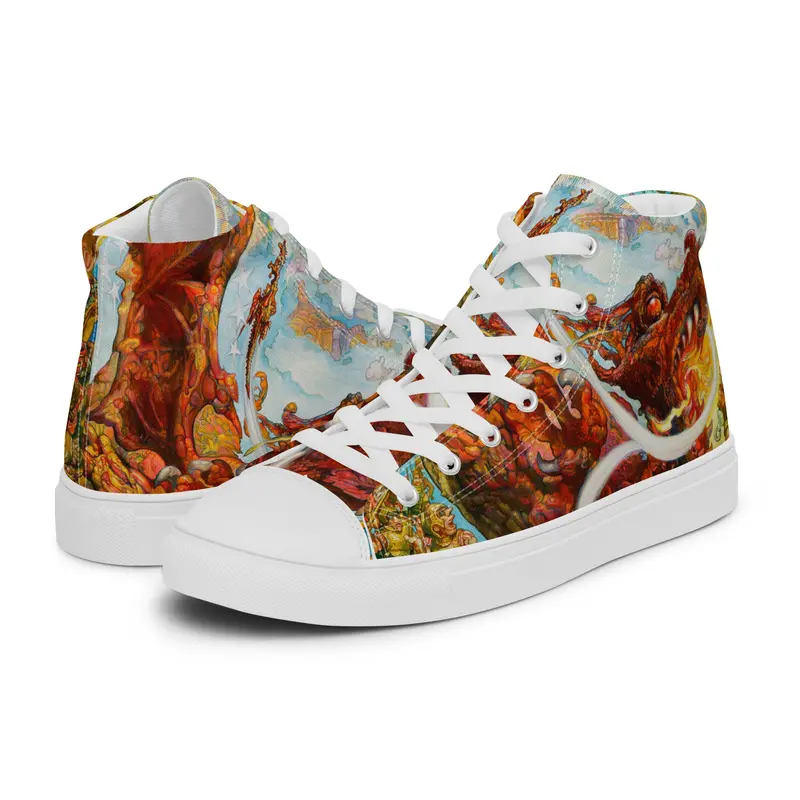 Guards! Guards! Men'S Canvas High-Top Sneakers – Free Delivery + Sizing Guide Included 1
