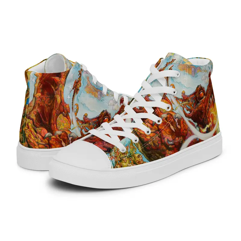 Guards! Guards! Women'S Canvas High-Top Shoes – Free Shipping & Us Size Reference 1