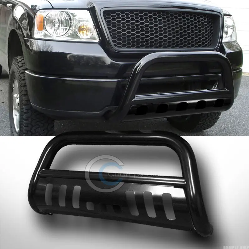 Heavy-Duty Black Steel Bull Bar Grill Guard For 2004–2012 Chevrolet Colorado & Gmc Canyon 1