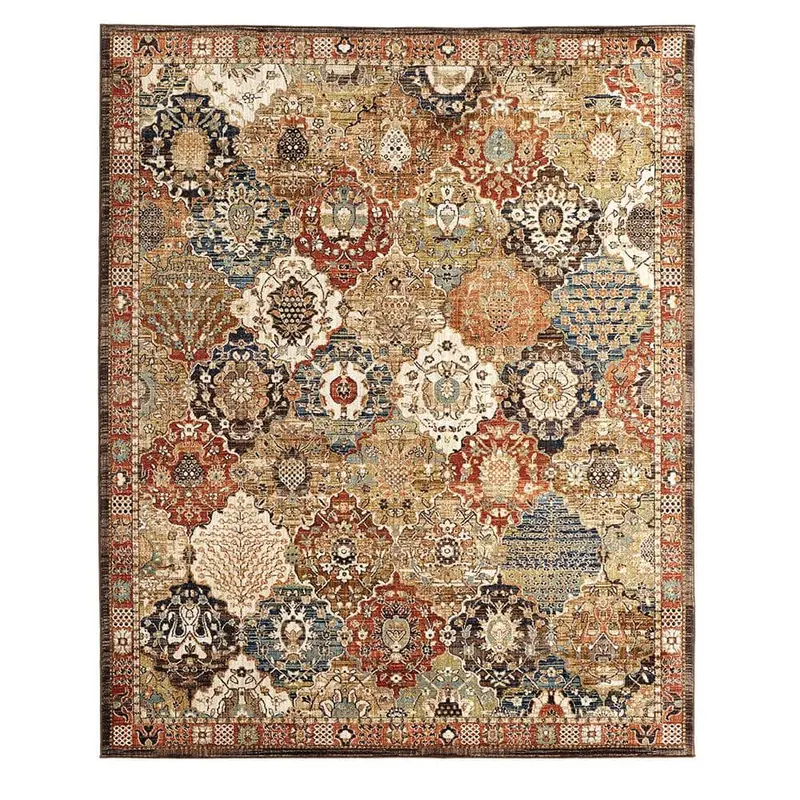 Home Decorators Collection Patchwork Multicolor Medallion 8' X 10' Area Rug 1