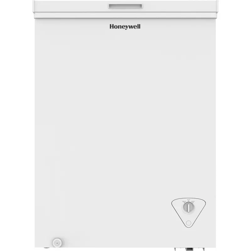 Honeywell 5 Cu. Ft. White Chest-Style Upright Freezer With Storage Basket 1
