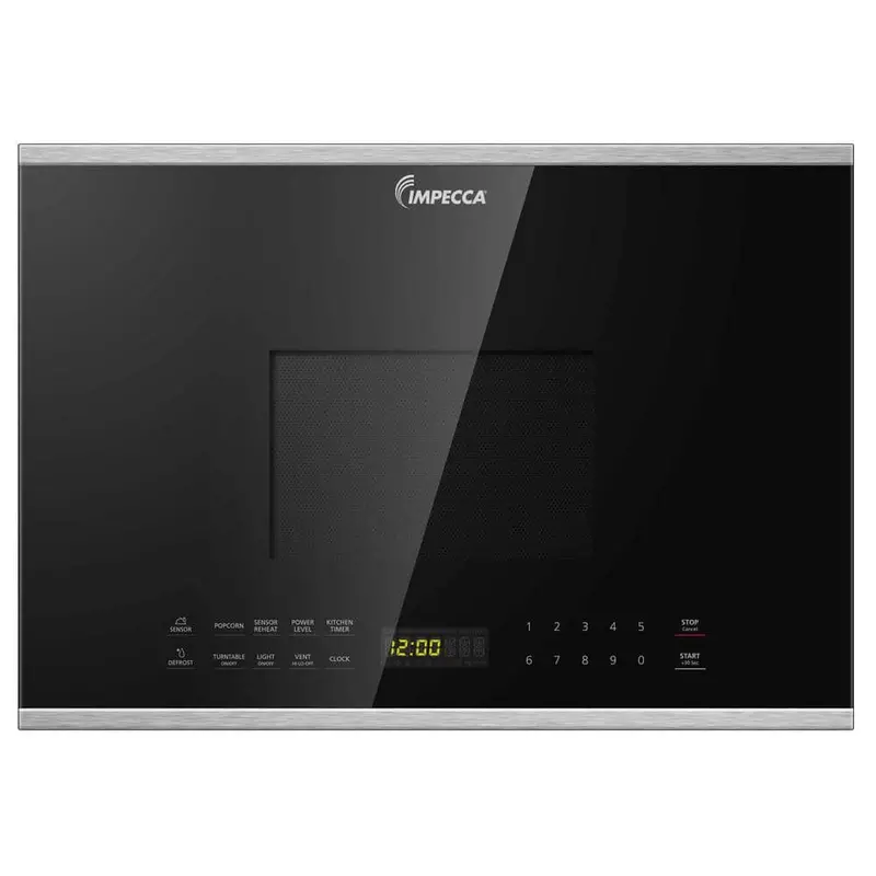 Impecca 24-Inch Stainless Steel Over-The-Range Microwave – 1.4 Cu. Ft., 1000W, Sensor Cook & Child Lock 1