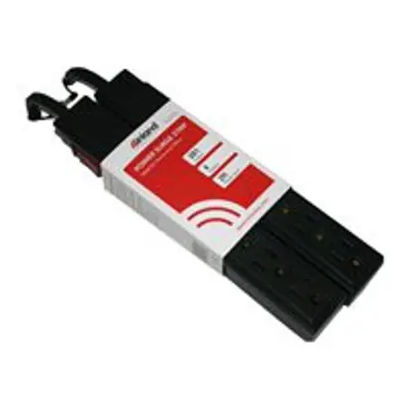 Inland Surgeguard 6-Outlet Surge Protector – Piano Black, Pack Of 2 1