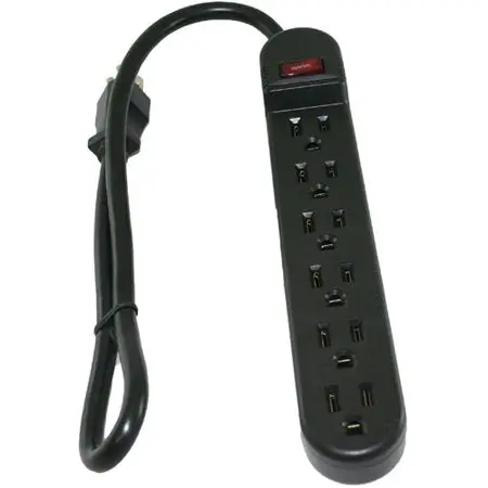 Inland Surgeguard Basic 6-Outlet Surge Protector 1