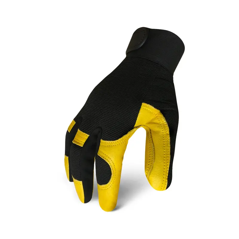 Iron Clad Exo2-Mlg2 Gold Goat Leather Motor Glove 1