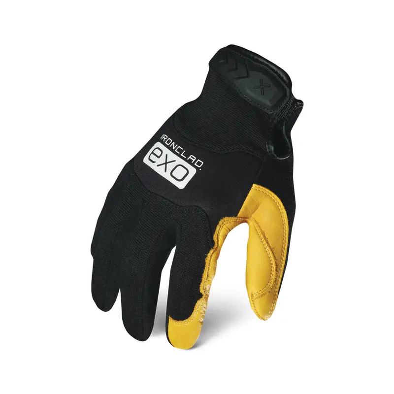 Iron Clad Exo2-Mplc Premium Gold Cowhide Pro Motor Glove 1