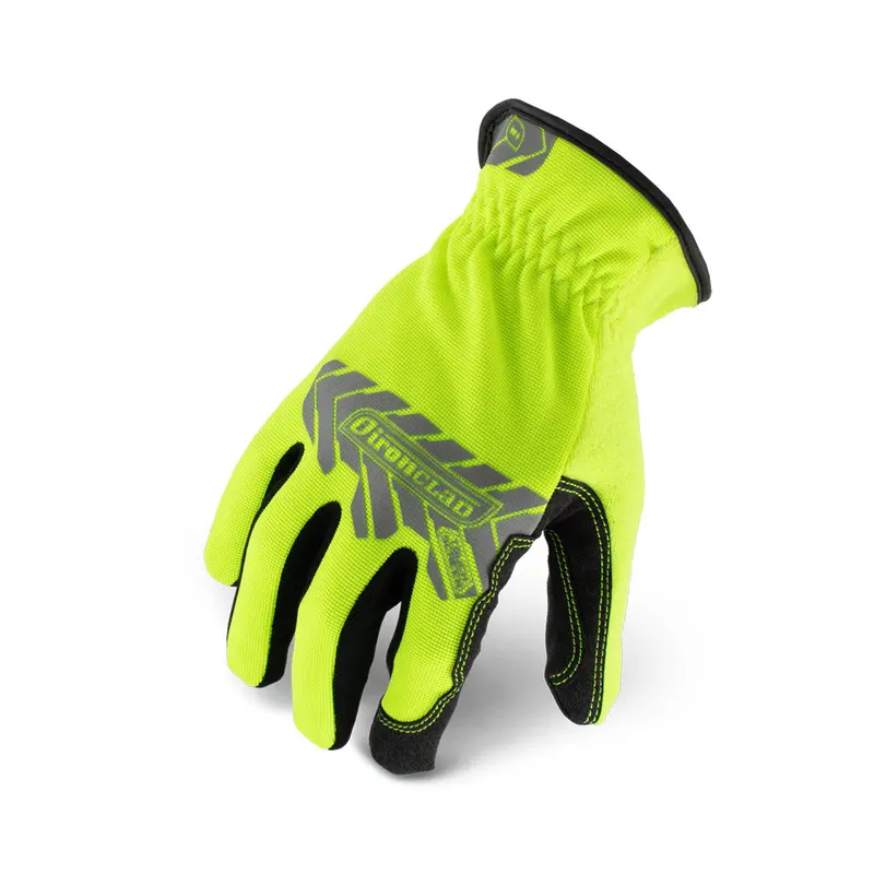 Iron Clad Iex-Hsy Yellow Reflective Command Utility Glove 1