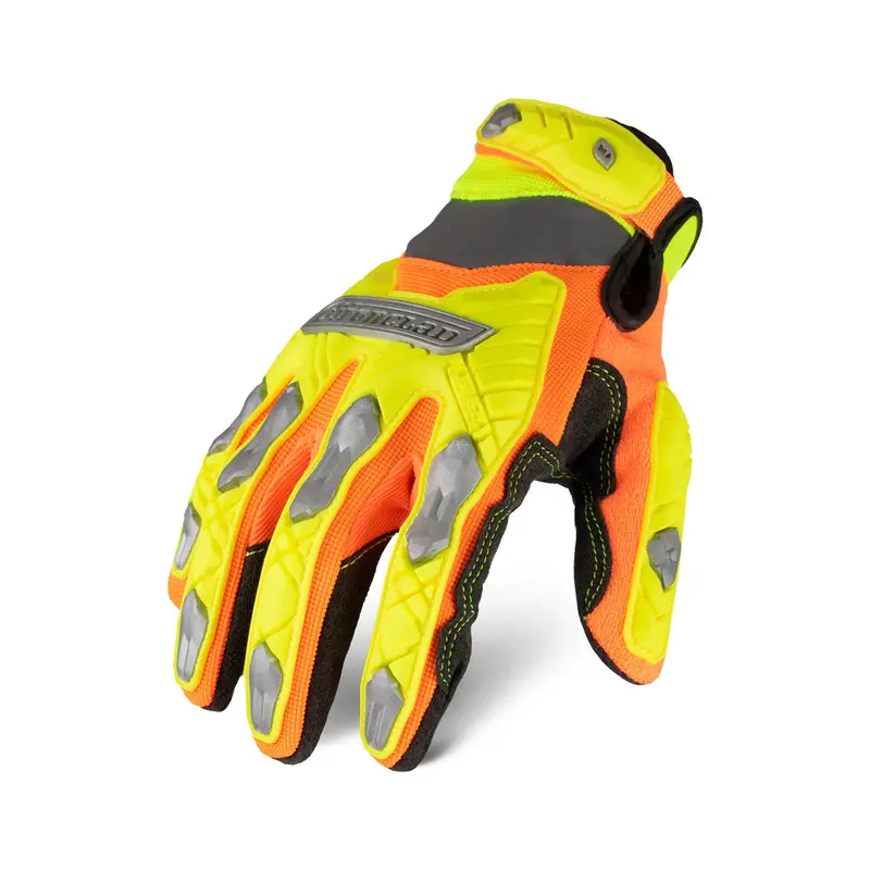 Iron Clad Iex-Hzil1 Hi-Visibility Impact Level 1 Command Glove 1