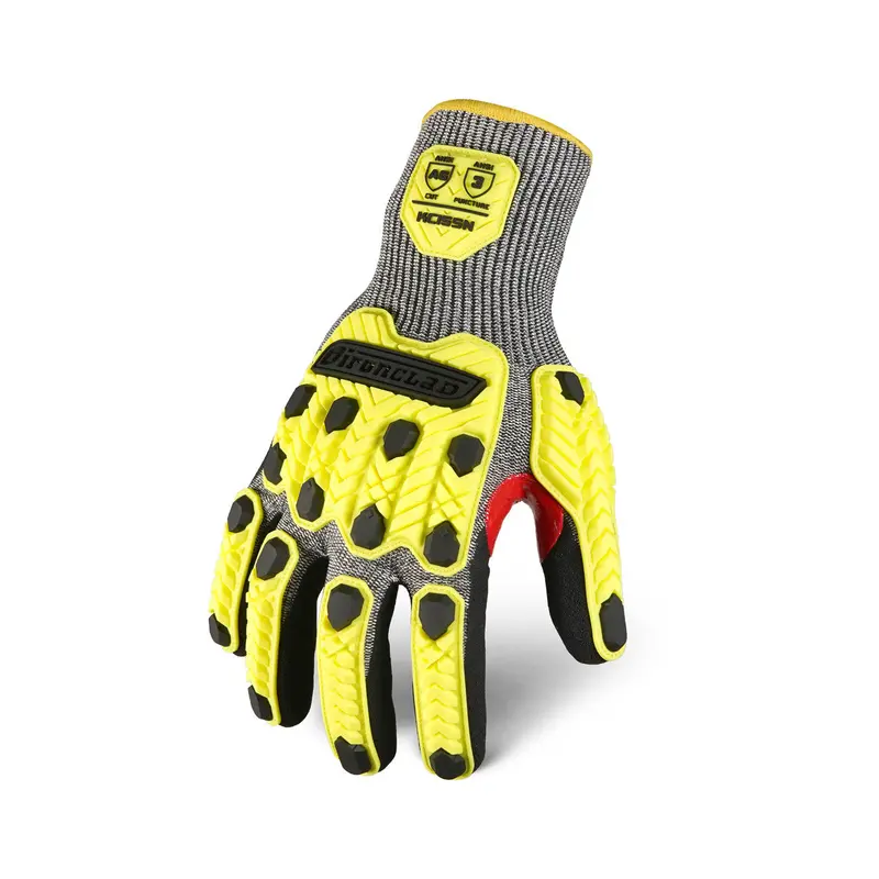 Iron Clad Kci5Sn Knit A5 Sandy Nitrile Touch Glove With Enhanced Grip 1