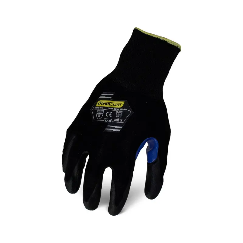 Iron Clad Kkc1Fn Knit Spandex Foam Nitrile Touch Glove For Vending Tasks 1