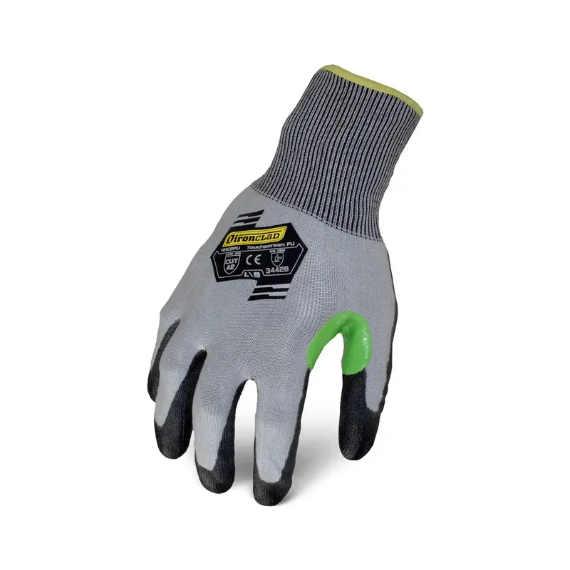 Iron Clad Kkc2Pu Knit A2 Hppe Pu-Coated Touch Glove 1