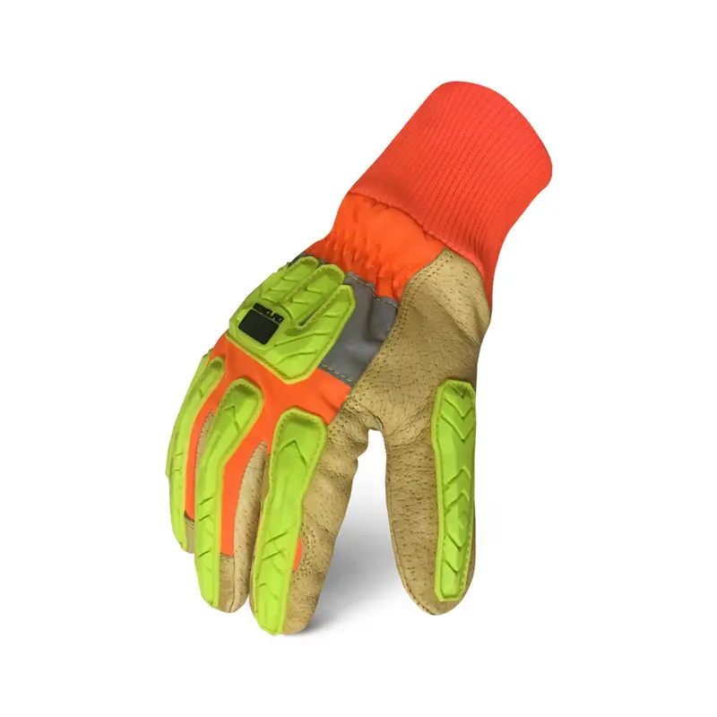 Ironclad Exo2-Hvip Insulated Hi-Vis Pigskin Leather Gloves – Cold-Weather Ready 1