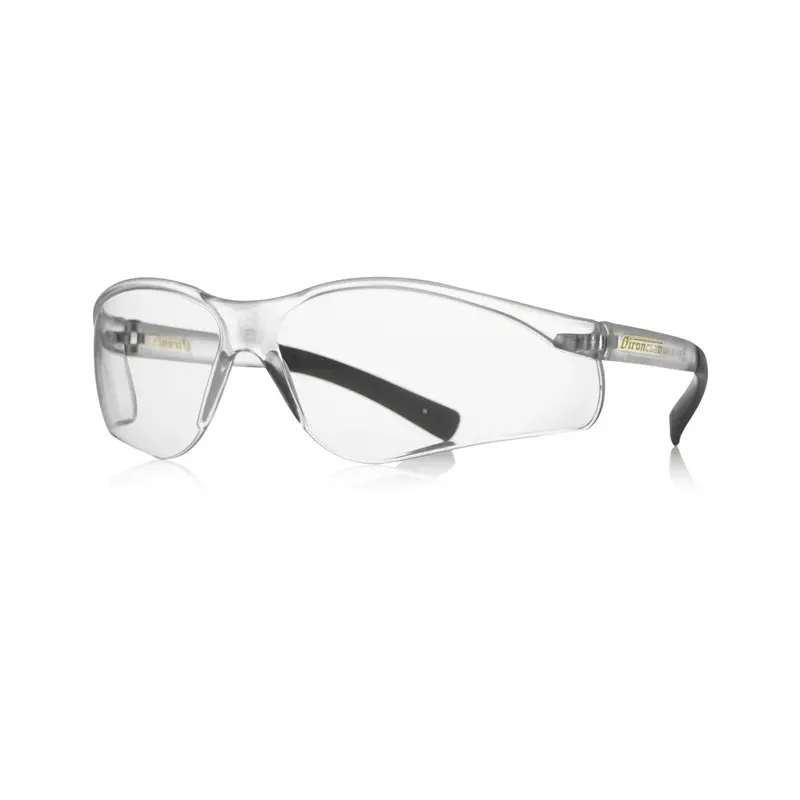 Ironclad G61020 Rubber-Temple Clear Safety Glasses – As/Af Rated (Eyv-2C) 1