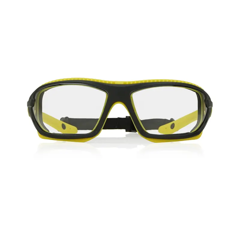Ironclad G61064 Dual-Black Hybrid Safety Glasses – As/Af Certified Clear Lens (Eyhb-Bkc2) 1