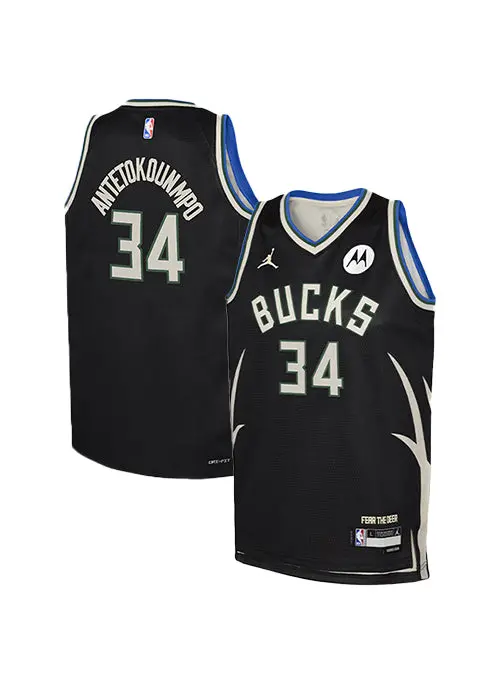 Jordan Youth 2022 Statement Swingman Jersey – Giannis Antetokounmpo 1