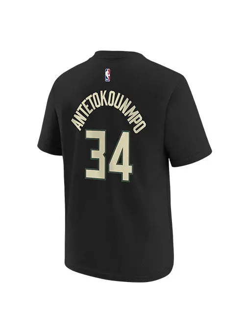 Jordan Youth Statement Edition Giannis Antetokounmpo Milwaukee Bucks T-Shirt 1