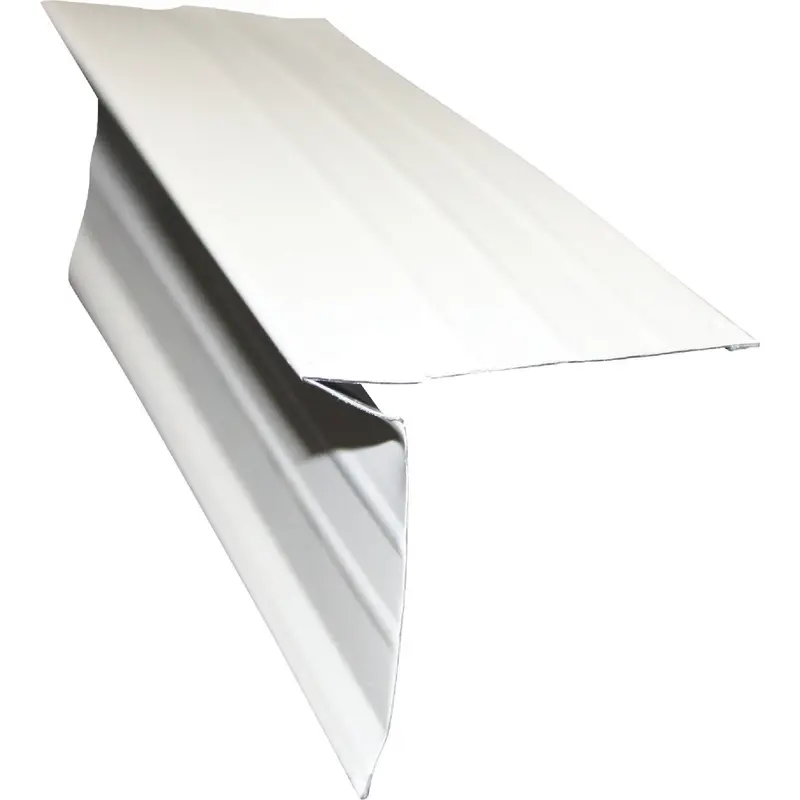 Klauer D-Ga6 Galvanized Gutter Apron Flashing – Durable Steel Roof Transition Trim 1